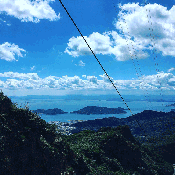 寒霞渓ロープウェイからの画像