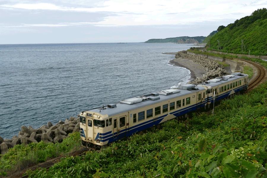 レトロに浸る JR五能線の画像